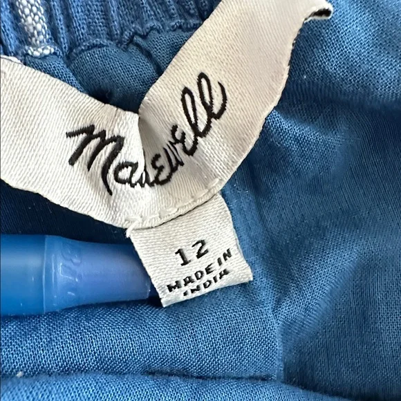 Madewell Embroidered Dress Womens Medium Blue Tiered Midi Cicely Boho  Cottage - thefunkyskunk.ie